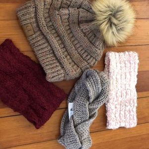 Hat and head wrap bundle
